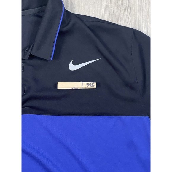 Nike‎ Golf Drifit Mens Polo Tshirt Bright Blue Size XXL - Picture 2 of 5